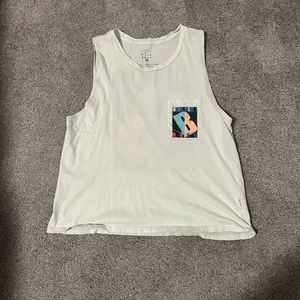 Billabong tank top, great for over a bathing suit or working out